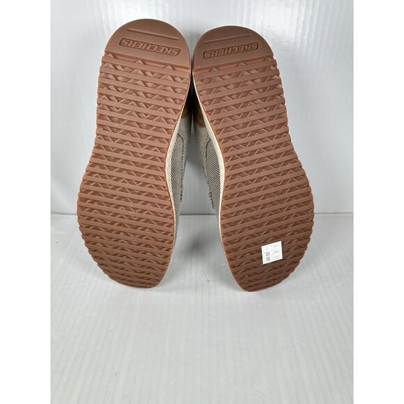 Size 9.5 Skechers Mens Relaxed Fit Fletch- Oxley Shoe 205078 TPE (Taupe- Medium) main image 4